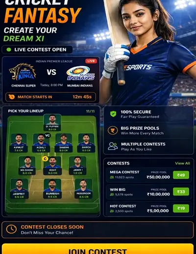 8855BET (8855 bet) fantasy cricket & matchday visual 3